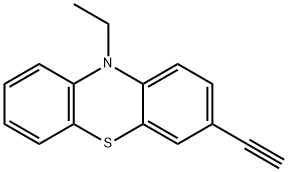 10H-Phenothiazine, 10-ethyl-3-ethynyl- Struktur