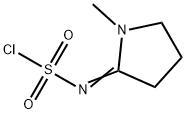 Sulfamoyl chloride, N-(1-methyl-2-pyrrolidinylidene)- Struktur