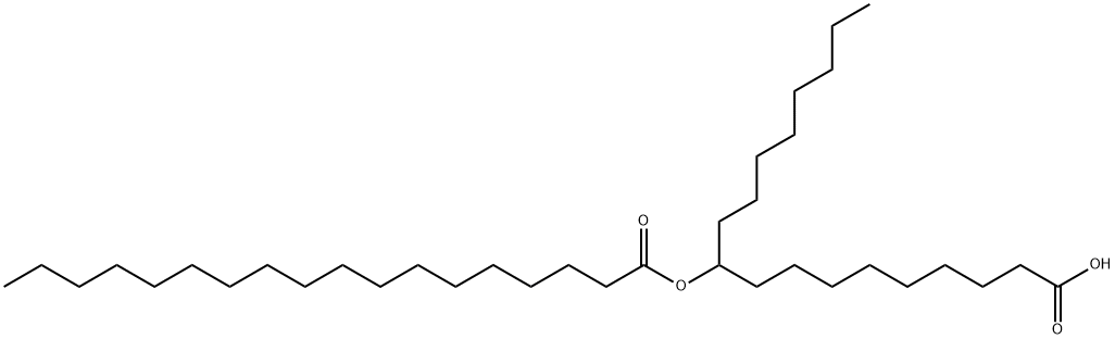 10-[(1-Oxooctadecyl)oxy]octadecanoic acid Struktur