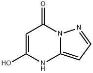 5-Hydroxy-4H-pyrazolo[1,5-a]pyrimidin-7-one Struktur