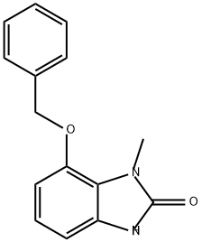 2H-Benzimidazol-2-one, 1,3-dihydro-1-methyl-7-(phenylmethoxy)- Struktur