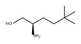 1-Hexanol, 2-amino-5,5-dimethyl-, (2R)- Struktur