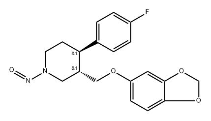 N-Nitroso paroxetine ImpurityQ: What is  N-Nitroso paroxetine Impurity Q: What is the CAS Number of  N-Nitroso paroxetine Impurity Struktur