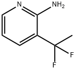 2-Pyridinamine, 3-(1,1-difluoroethyl)- Struktur