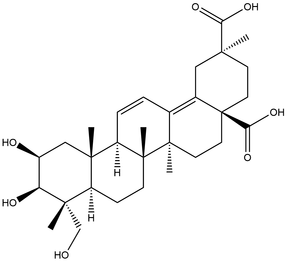 Jaligonic acid B Struktur