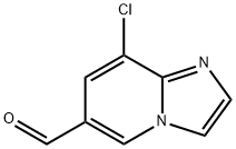 Imidazo[1,2-a]pyridine-6-carboxaldehyde, 8-chloro- Struktur