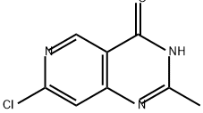 Pyrido[4,3-d]pyrimidin-4(3H)-one, 7-chloro-2-methyl- Struktur