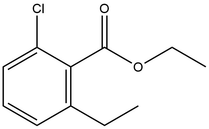 Ethyl 2-chloro-6-ethylbenzoate Struktur