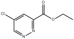 3-Pyridazinecarboxylic acid, 5-chloro-, ethyl ester Struktur