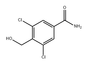 Benzamide, 3,5-dichloro-4-(hydroxymethyl)- Struktur