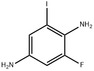 2-Fluoro-6-iodo-1,4-benzenediamine Struktur