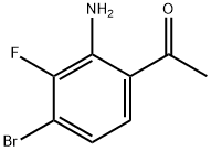 Ethanone, 1-(2-amino-4-bromo-3-fluorophenyl)- Struktur