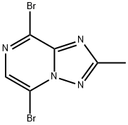 5,8-Dibromo-2-methyl-[1,2,4]triazolo[1,5-a]pyrazine Struktur