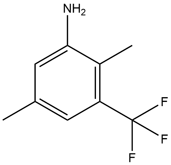 2,5-Dimethyl-3-(trifluoromethyl)benzenamine Struktur