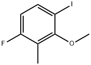 1-Fluoro-4-iodo-3-mthoxy-2-mthylbnzn Struktur