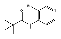 Propanamide, N-(3-bromo-4-pyridinyl)-2,2-dimethyl- Struktur