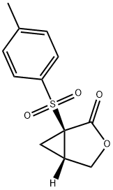 3-Oxabicyclo[3.1.0]hexan-2-one, 1-[(4-methylphenyl)sulfonyl]-, (1R,5S)- Struktur