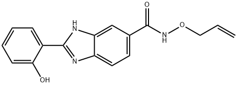 1H-Benzimidazole-6-carboxamide, 2-(2-hydroxyphenyl)-N-(2-propen-1-yloxy)- Struktur