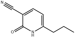 3-Pyridinecarbonitrile, 1,2-dihydro-2-oxo-6-propyl- Struktur