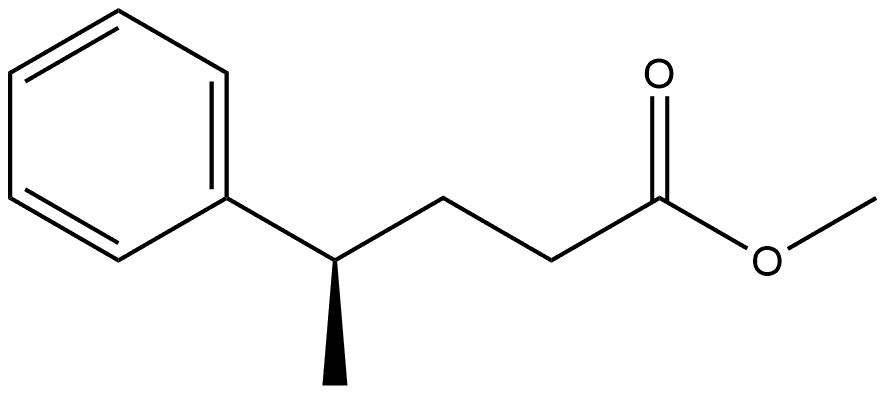 Benzenebutanoic acid, γ-methyl-, methyl ester, (R)- (9CI) Struktur