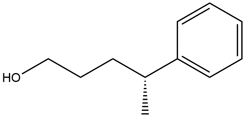 Benzenebutanol, δ-methyl-, (δR)- Struktur