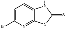 Thiazolo[5,4-b]pyridine-2(1H)-thione, 5-bromo- Struktur