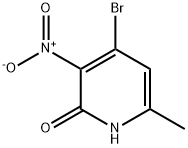 2(1H)-Pyridinone, 4-bromo-6-methyl-3-nitro- Struktur