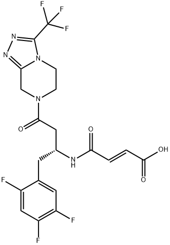 Sitagliptin impurity 34 Struktur