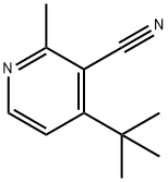 3-Pyridinecarbonitrile, 4-(1,1-dimethylethyl)-2-methyl- Struktur