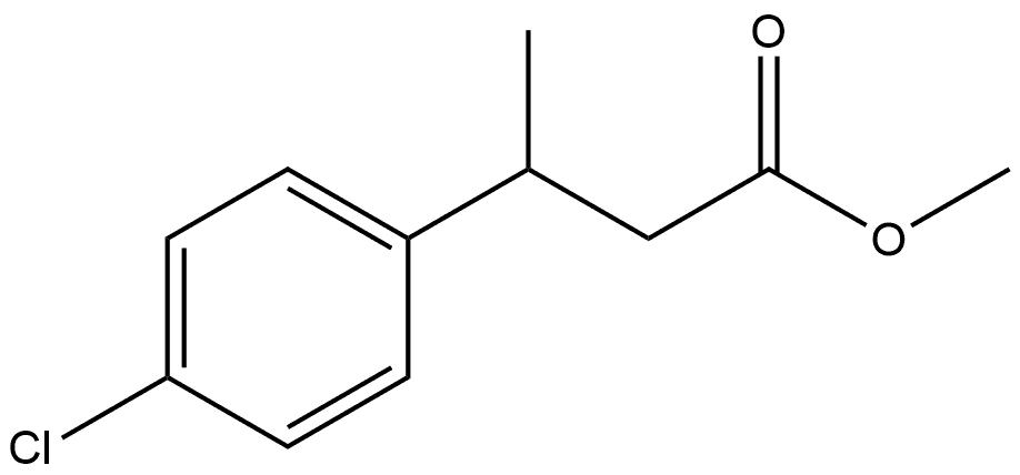 Benzenepropanoic acid, 4-chloro-β-methyl-, methyl ester