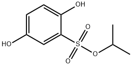 Benzenesulfonic acid, 2,5-dihydroxy-, 1-methylethyl ester Struktur