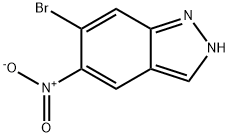 2H-Indazole, 6-bromo-5-nitro- Struktur