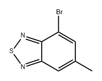 2,1,3-Benzothiadiazole, 4-bromo-6-methyl- Struktur