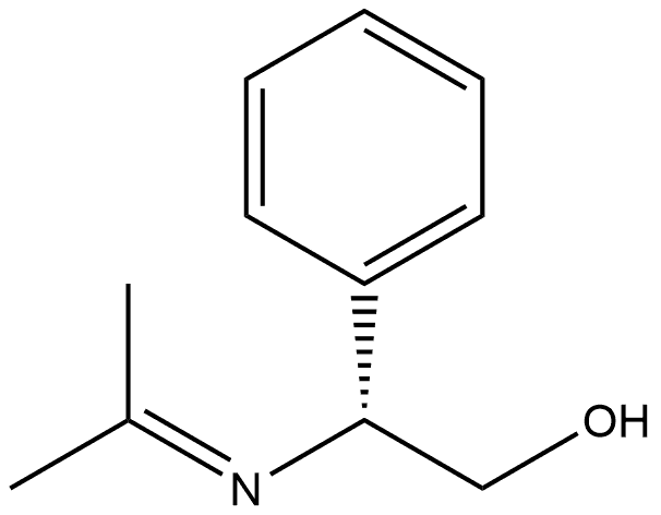 Benzeneethanol, β-[(1-methylethylidene)amino]-, (βR)-