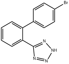 2H-Tetrazole, 5-(4'-bromo[1,1'-biphenyl]-2-yl)- Struktur