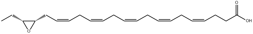 (4Z,7Z,10Z,13Z,16Z)-18-[(2S,3R)-3-Ethyl-2-oxiranyl]-4,7,10,13,16-octadecapentaenoic acid Struktur