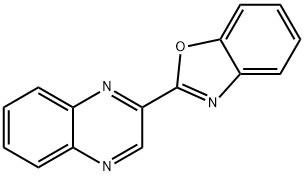 Quinoxaline, 2-(2-benzoxazolyl)- Struktur