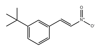 Benzene, 1-(1,1-dimethylethyl)-3-[(1E)-2-nitroethenyl]- Struktur