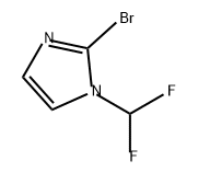 1H-Imidazole, 2-bromo-1-(difluoromethyl)- Struktur