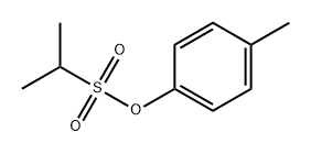 2-Propanesulfonic acid, 4-methylphenyl ester Struktur