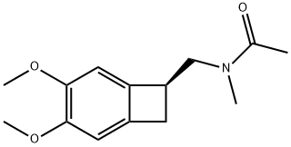 Acetamide, N-[[(7S)-3,4-dimethoxybicyclo[4.2.0]octa-1,3,5-trien-7-yl]methyl]-N-methyl- Struktur