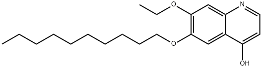 6-(Decyloxy)-7-ethoxy-4-quinolinol Struktur