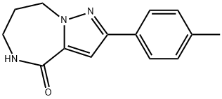 2-(p-tolyl)-5,6,7,8-tetrahydro-4H-pyrazolo[1,5-a][1,4]diazepin-4-one Struktur