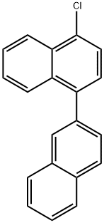 1,2'-Binaphthalene, 4-chloro- Struktur