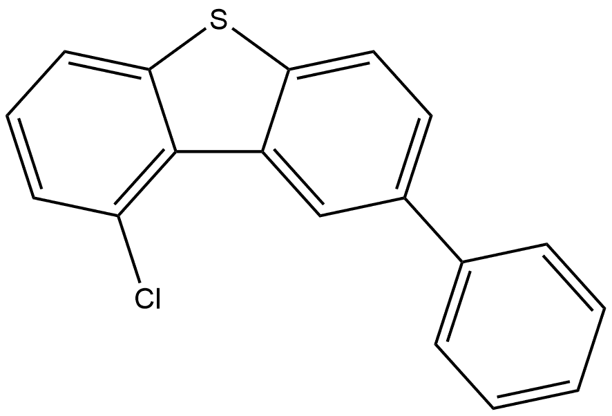 1-Chloro-8-phenyldibenzothiophene Struktur