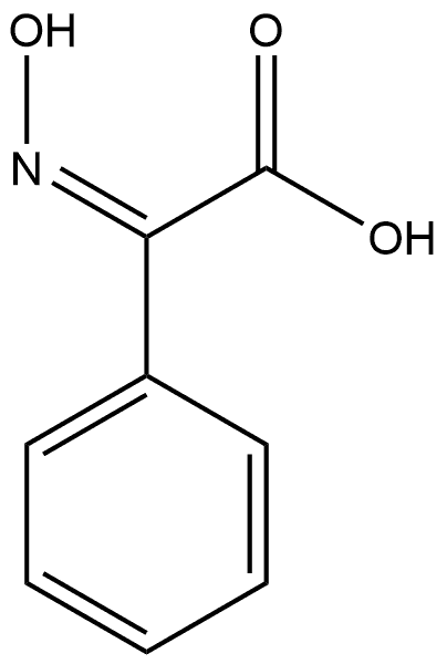 Benzeneacetic acid, α-(hydroxyimino)-, (Z)- (9CI) Struktur