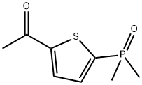 Ethanone, 1-[5-(dimethylphosphinyl)-2-thienyl]- Struktur