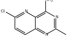 Pyrido[3,2-d]pyrimidin-4-amine, 6-chloro-2-methyl- Struktur