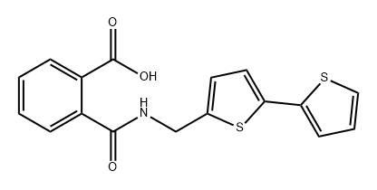 Benzoic acid, 2-[[([2,2'-bithiophen]-5-ylmethyl)amino]carbonyl]-