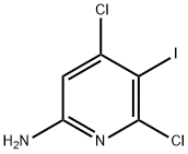 4,6-Dichloro-5-iodopyridin-2-amine Struktur